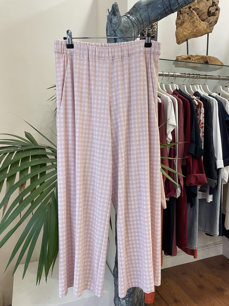Pantalón CUADRITOS rosa