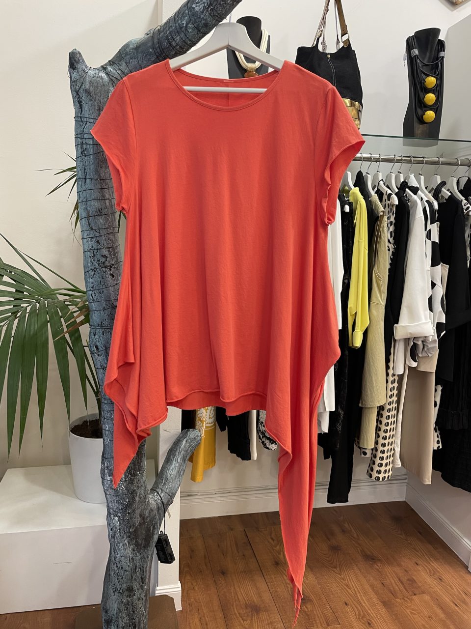 Camiseta PICO coral