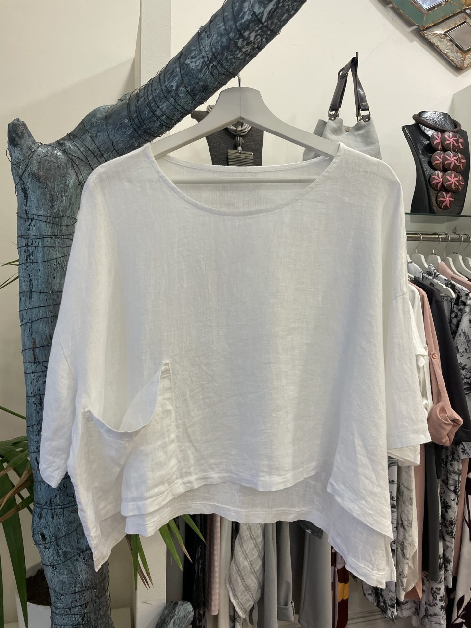 Blusa BOLSILLO blanca