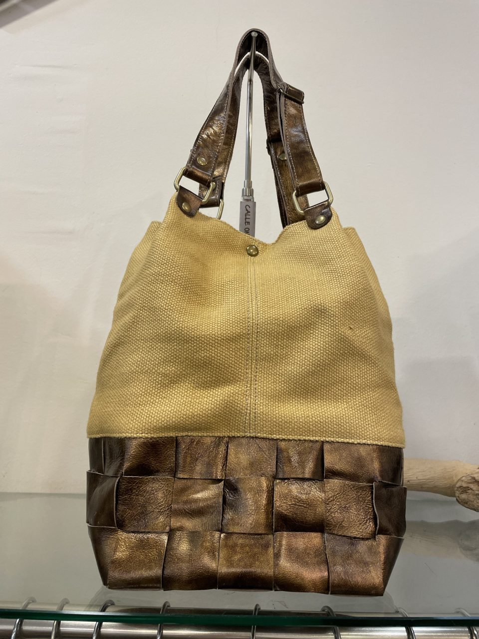 Bolso CUBO amarillo