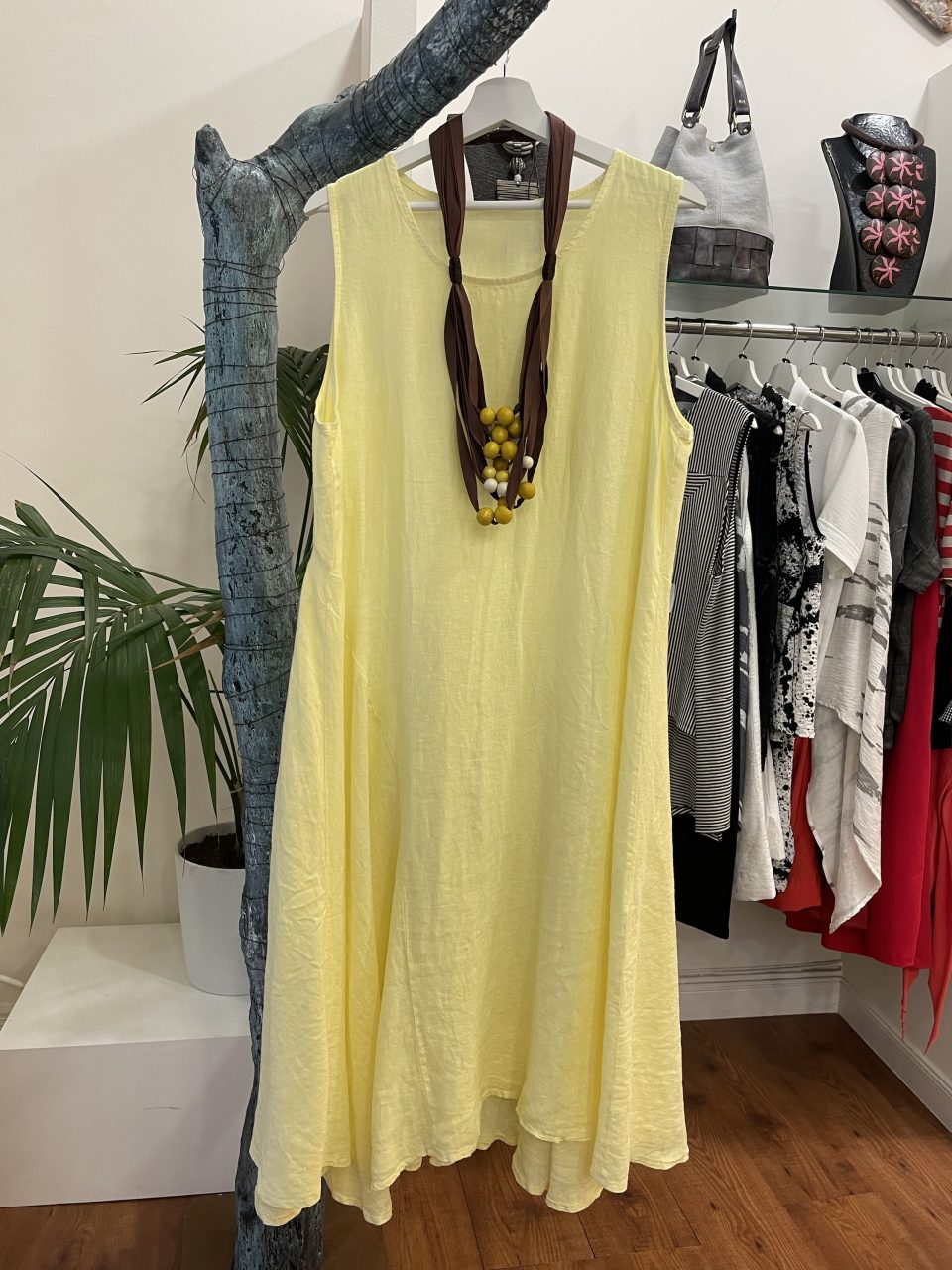 Vestido INDIA amarillo