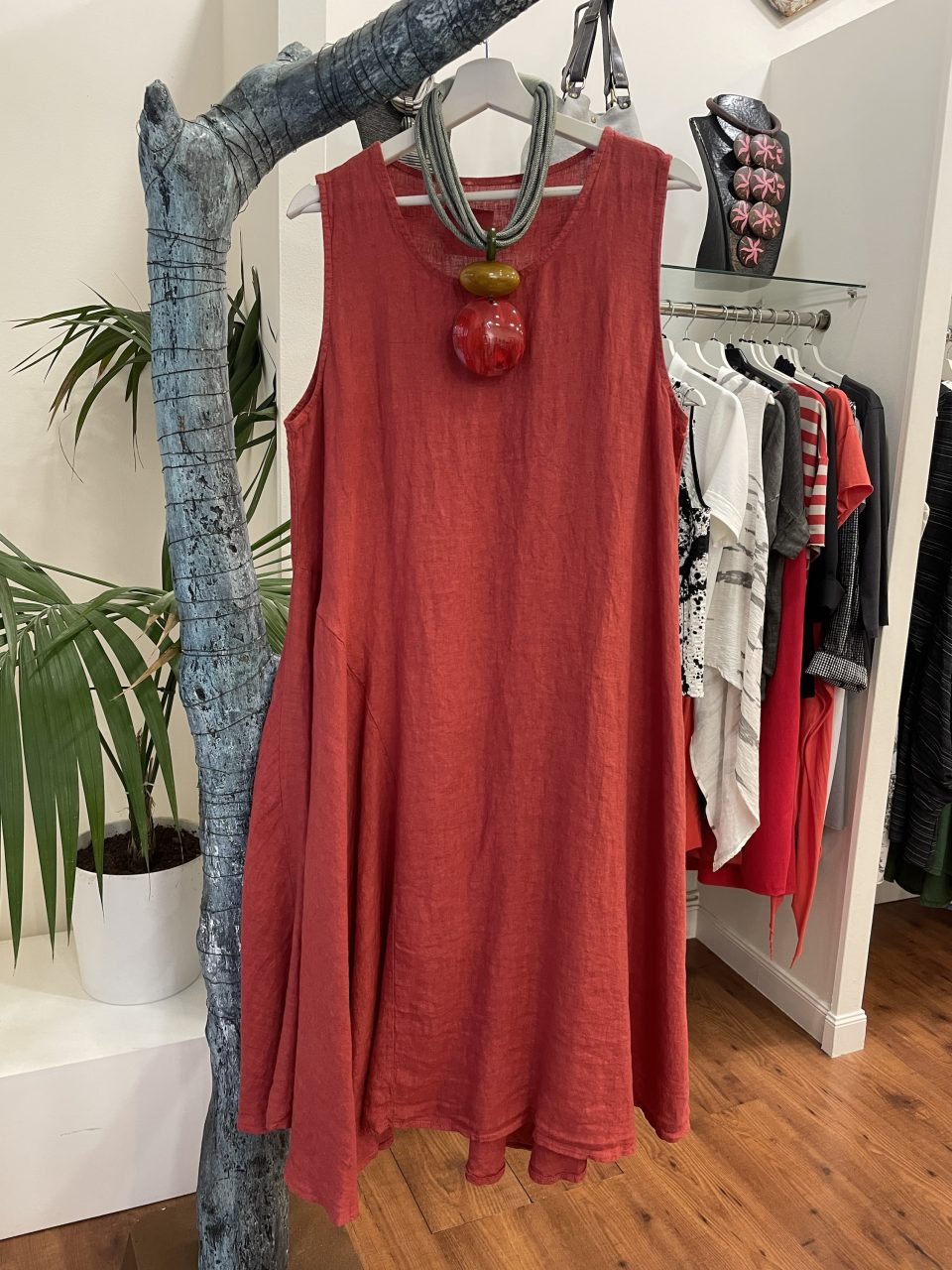 Vestido INDIA rojo