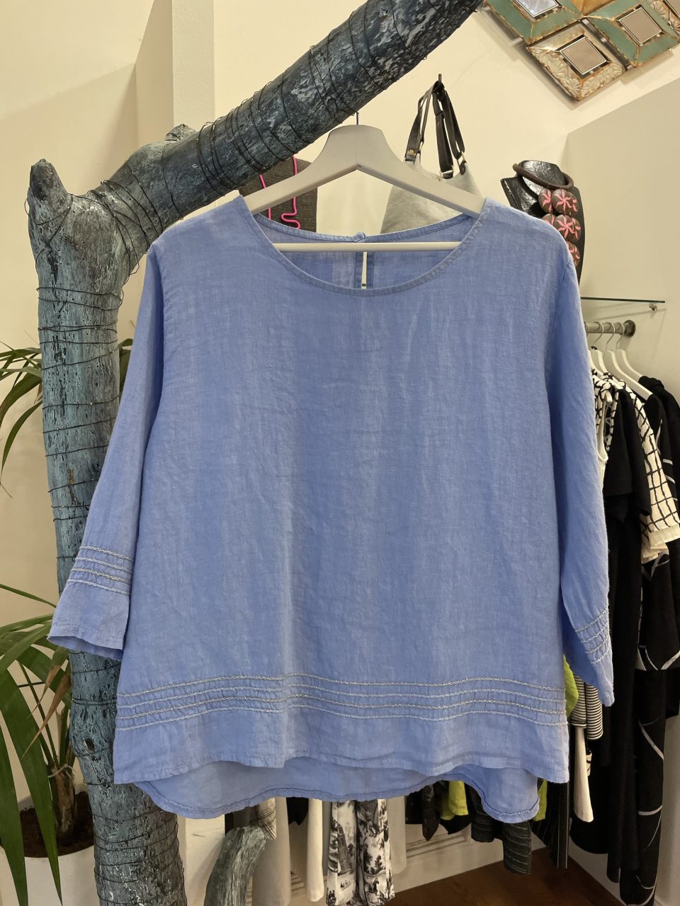 Blusa BRILLOS azul