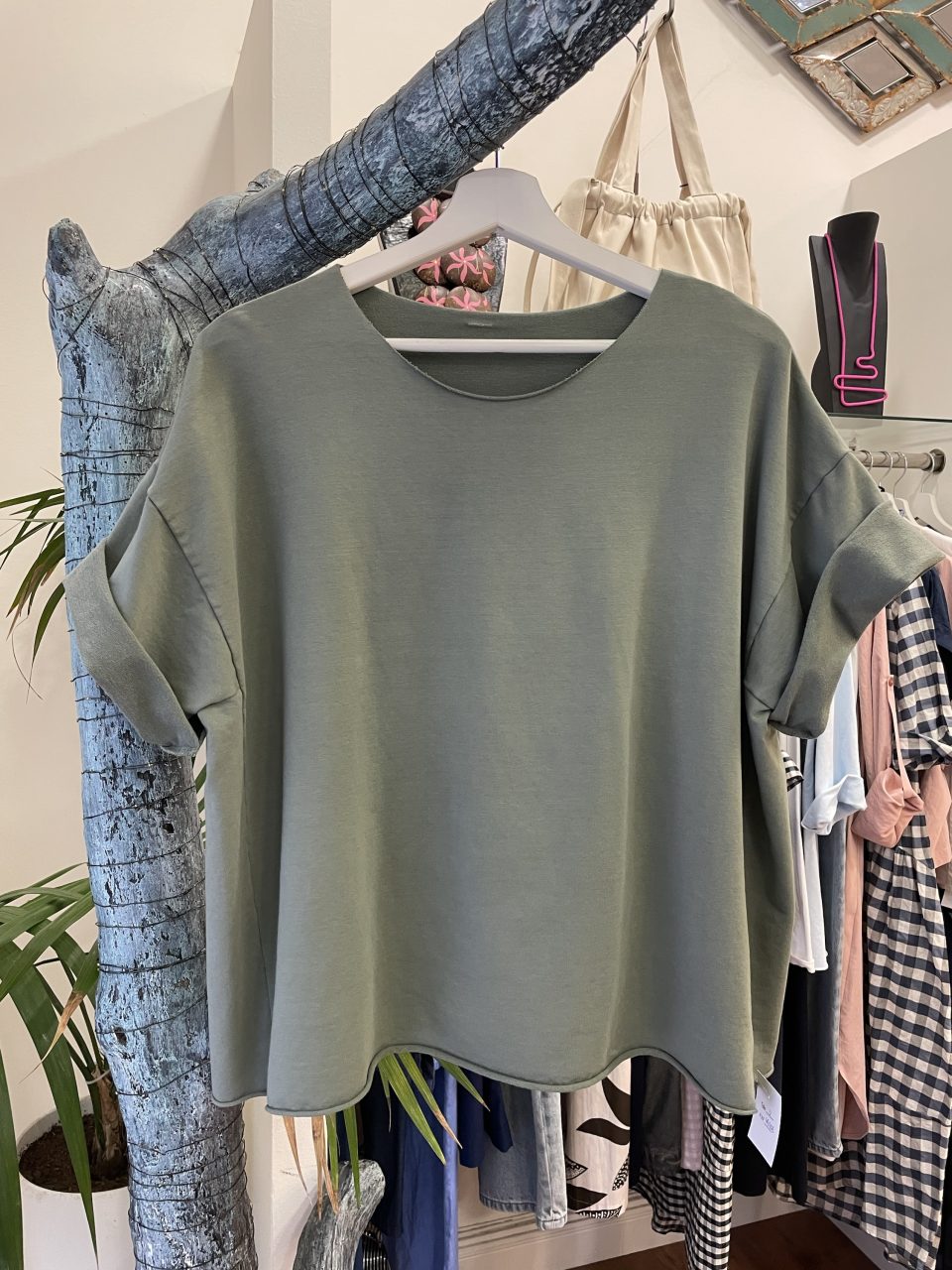 Camiseta BÁSICA verde kaki