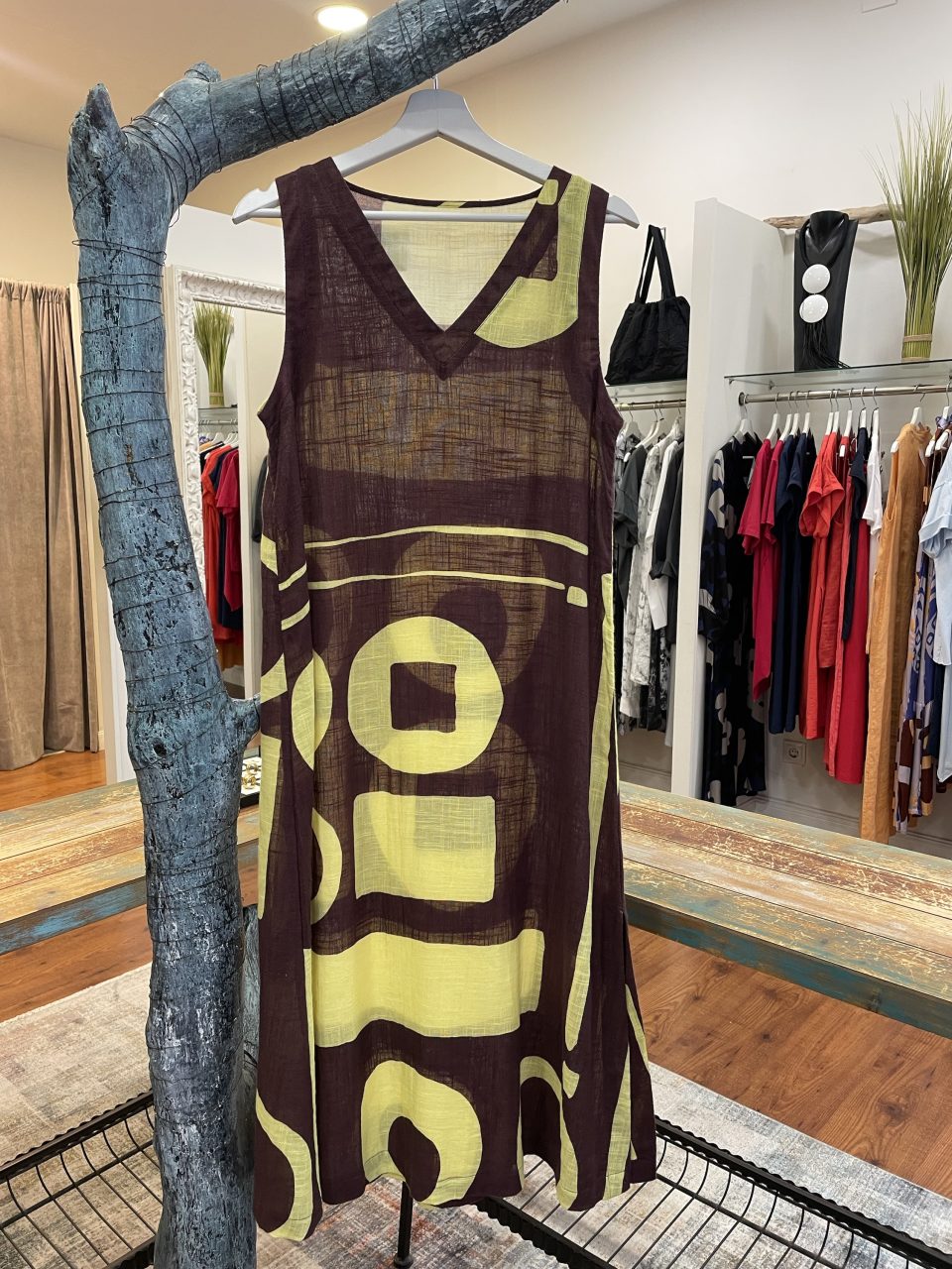 Vestido MILU marrón