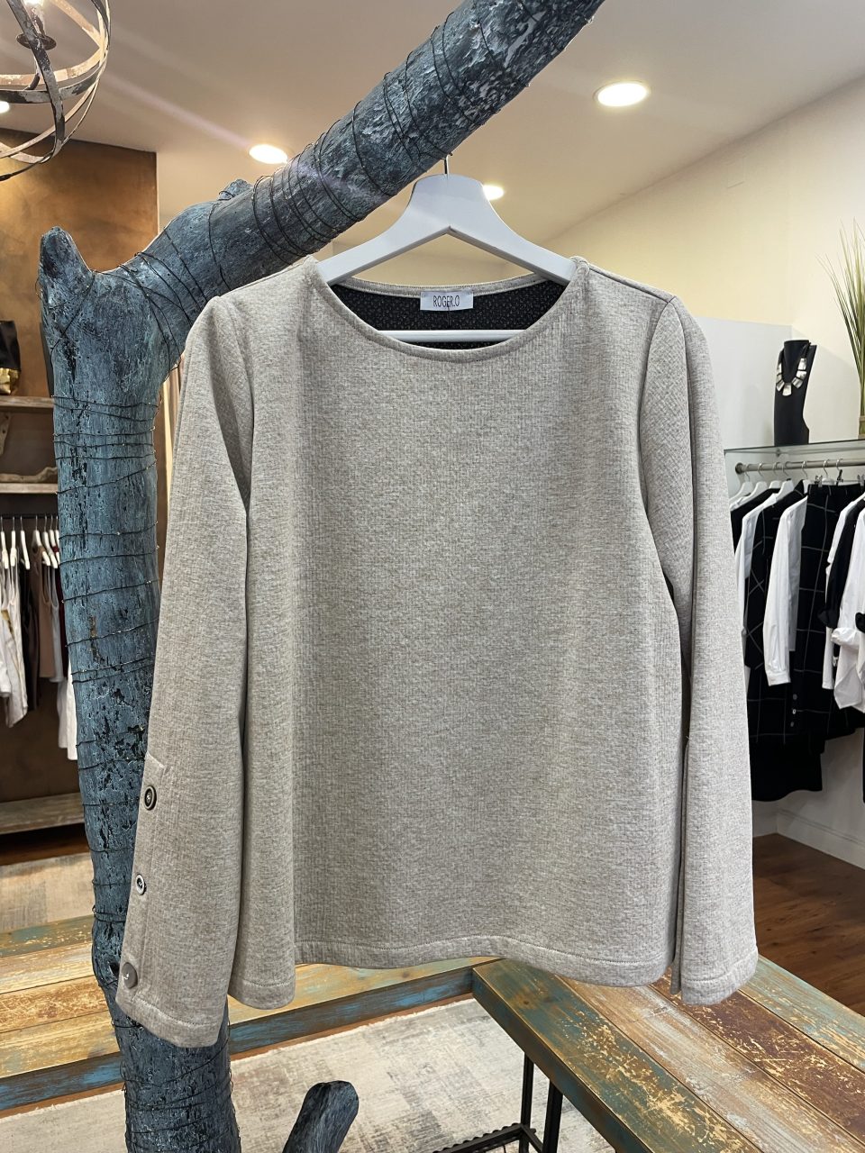 Sudadera SEGURA beige