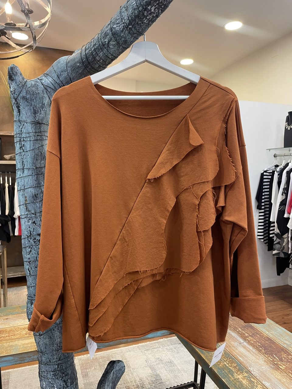 Sudadera MAPI teja