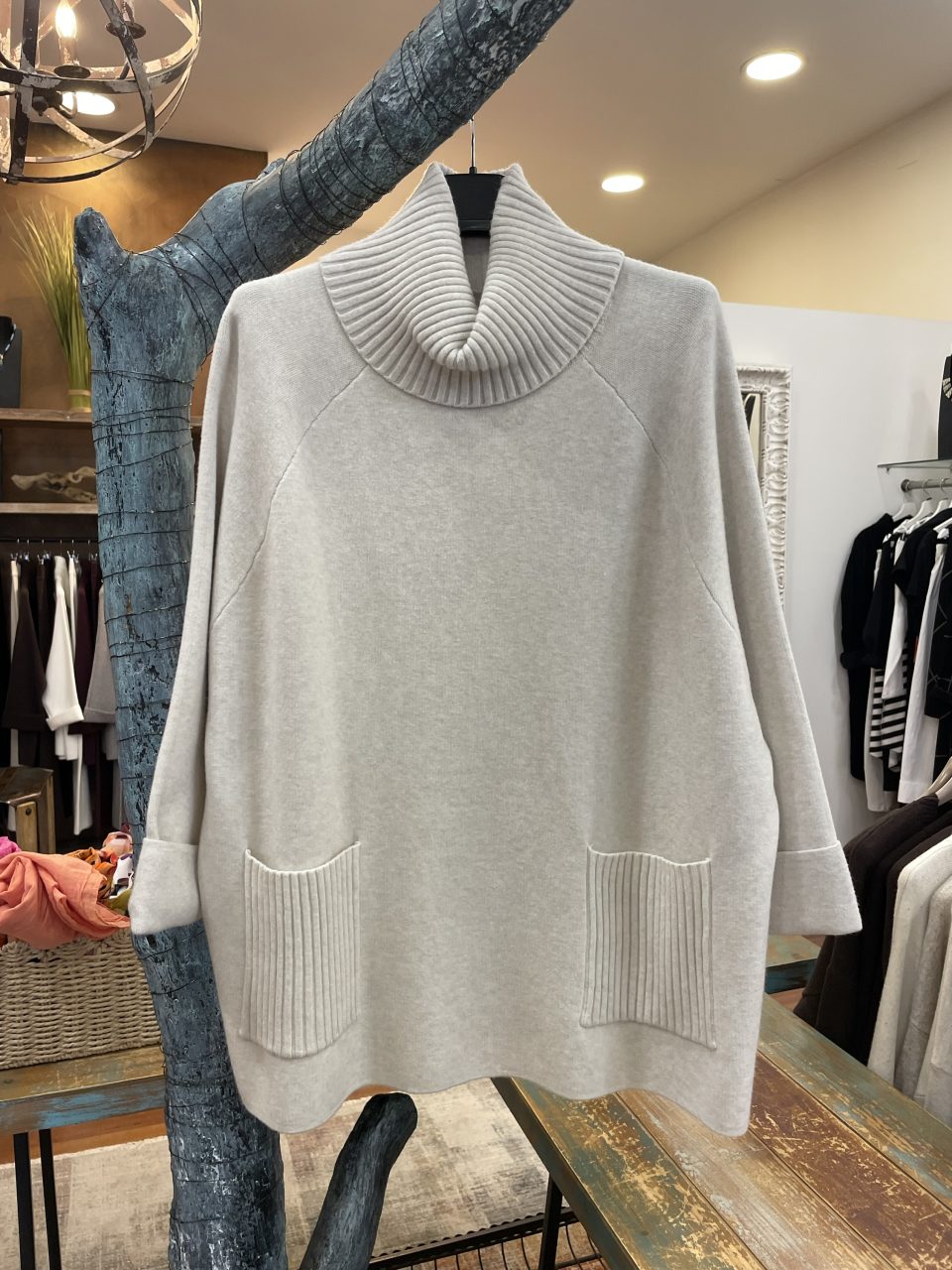 Jersey BOLSILLOS beige