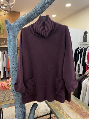 Jersey BOLSILLOS burdeos