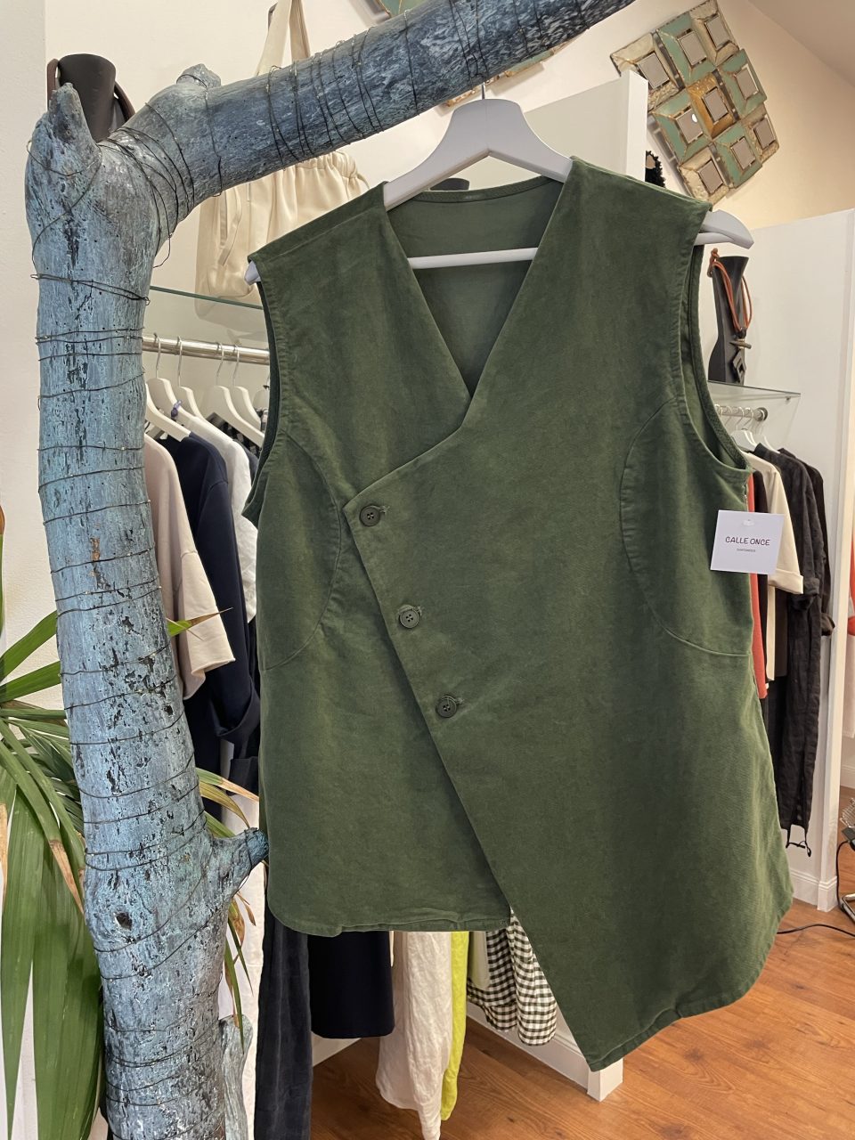 Chaleco NAVI verde kaki