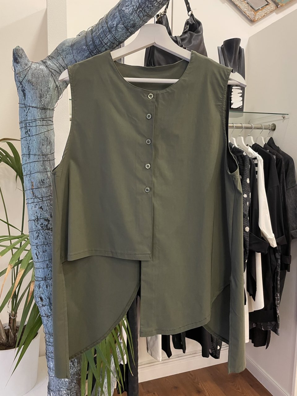Chaleco EMY verde kaki