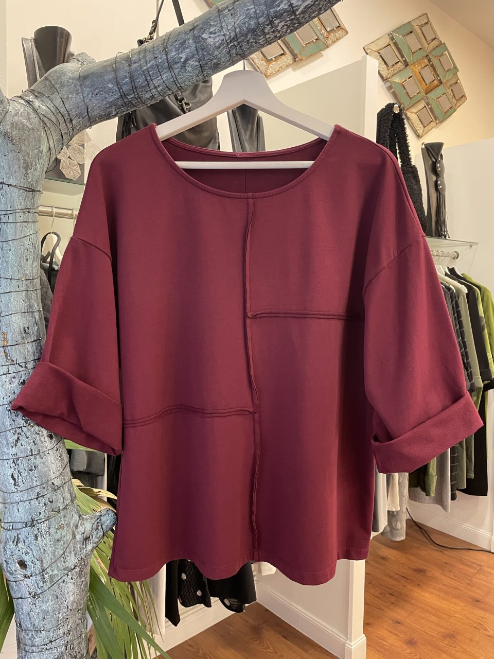 Sudadera LAURA granate