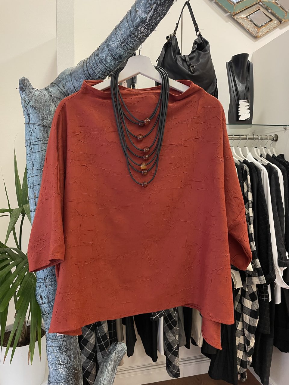Blusa INÉS teja